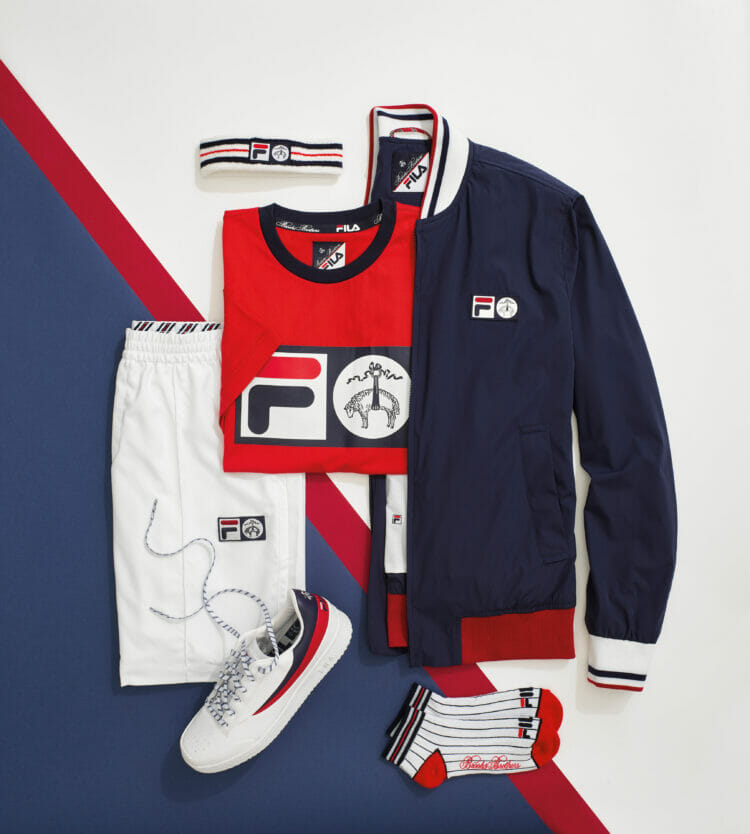 〈ブルックス ブラザーズ〉と〈FILA〉がつくった正装とテニスウェア。