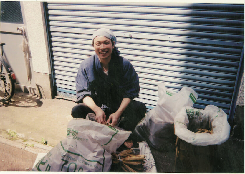 24歳、上京して勤めた漆屋さんでの職人時代の堀道広さん