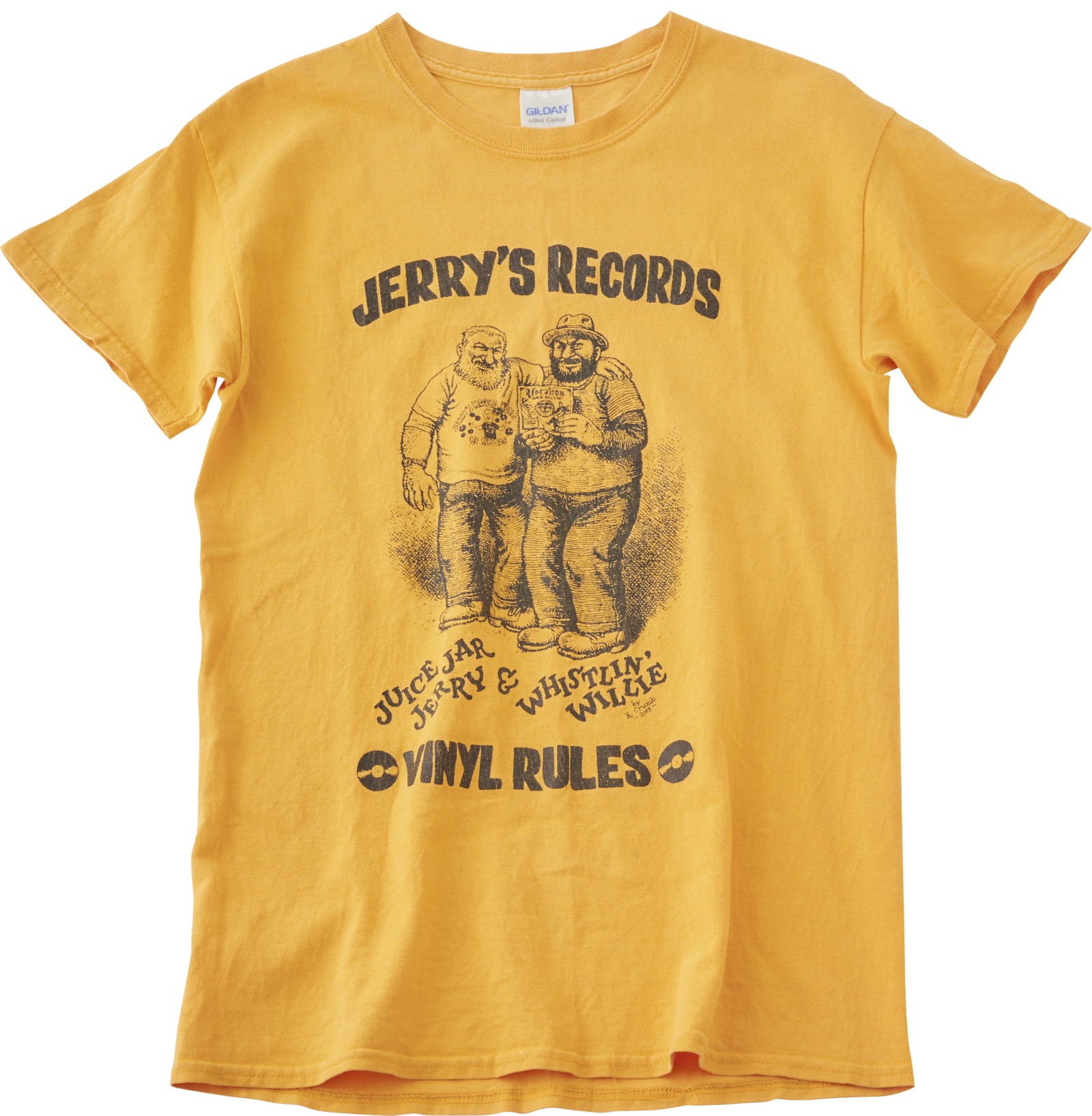 ロバート・クラムがピッツバーグのレコード店『Jerry’s records』のために作ったノベルティグッズ