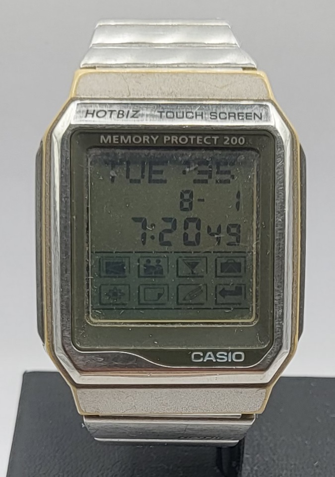 1991年CASIO HOTBIZタッチスクリーン。