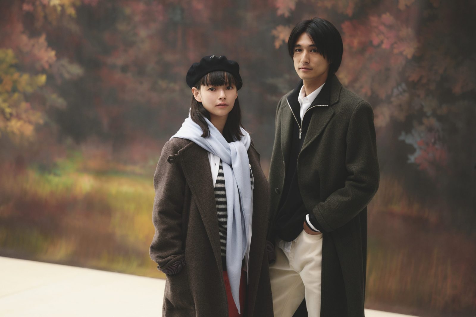 俳優・夏子さんと遊屋慎太郎さんが着こなす、 〈アニエスベー〉のこの