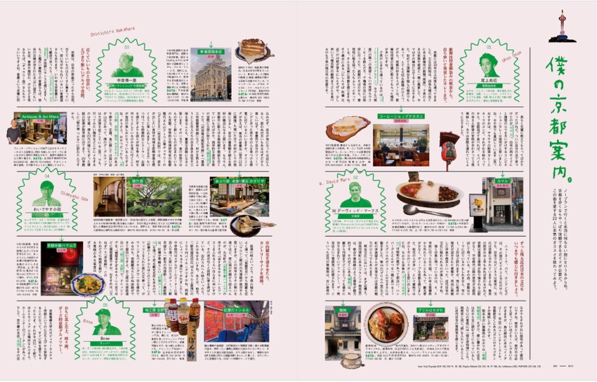 「僕が京都で行くところ。」PDF