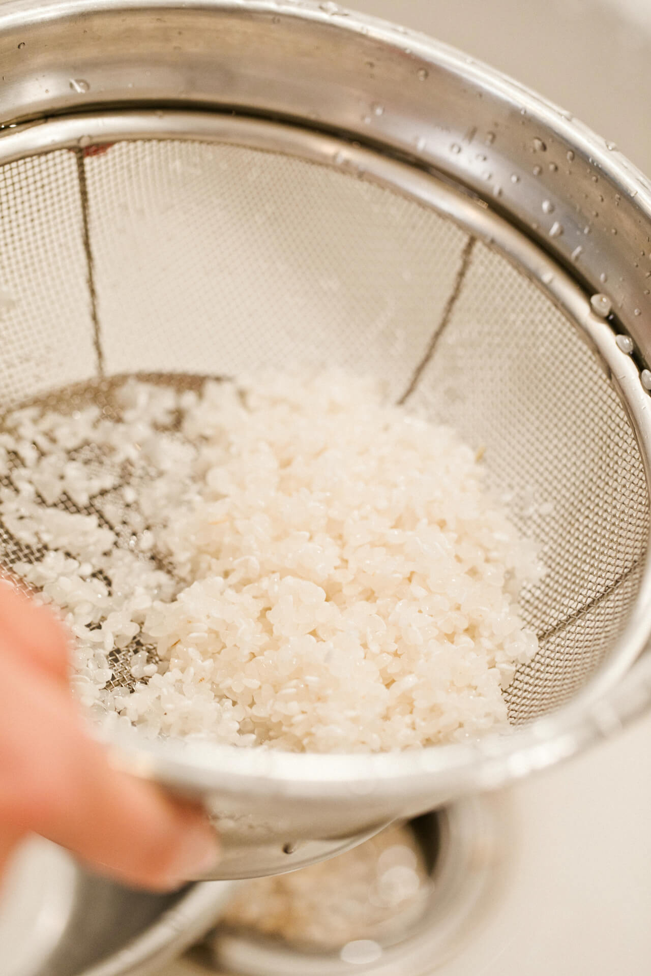 洗い米