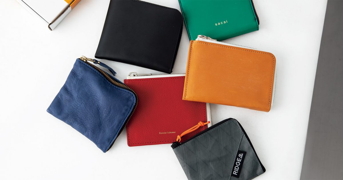 洗練されたデザイン◆Dime◆カーシブ ジップ ウォレット Dime - 【残りわずか】Cursive Zip Wallet | ACRMTSM ONLINE STORE
