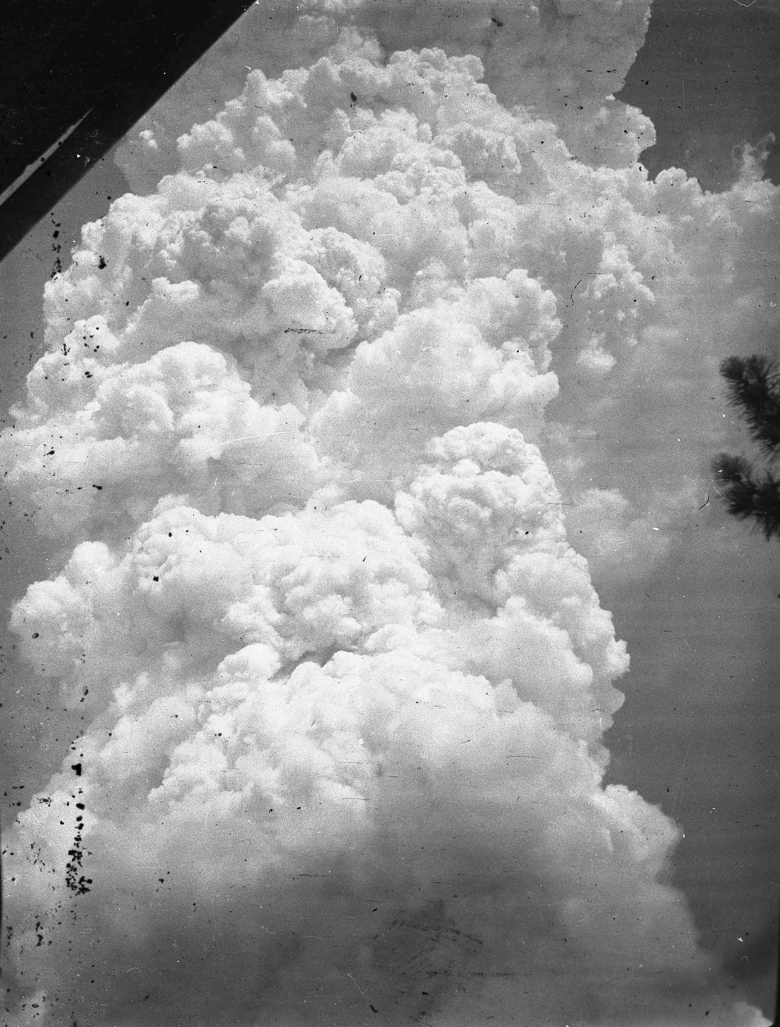 「広島陸軍兵器補給廠から撮影したきのこ雲」深田敏夫撮影_広島平和記念資料館所蔵