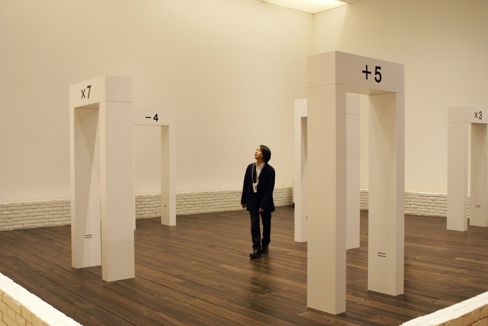 計算の庭（桐山孝司との共作）森美術館「六本木クロッシング2007」展示風景