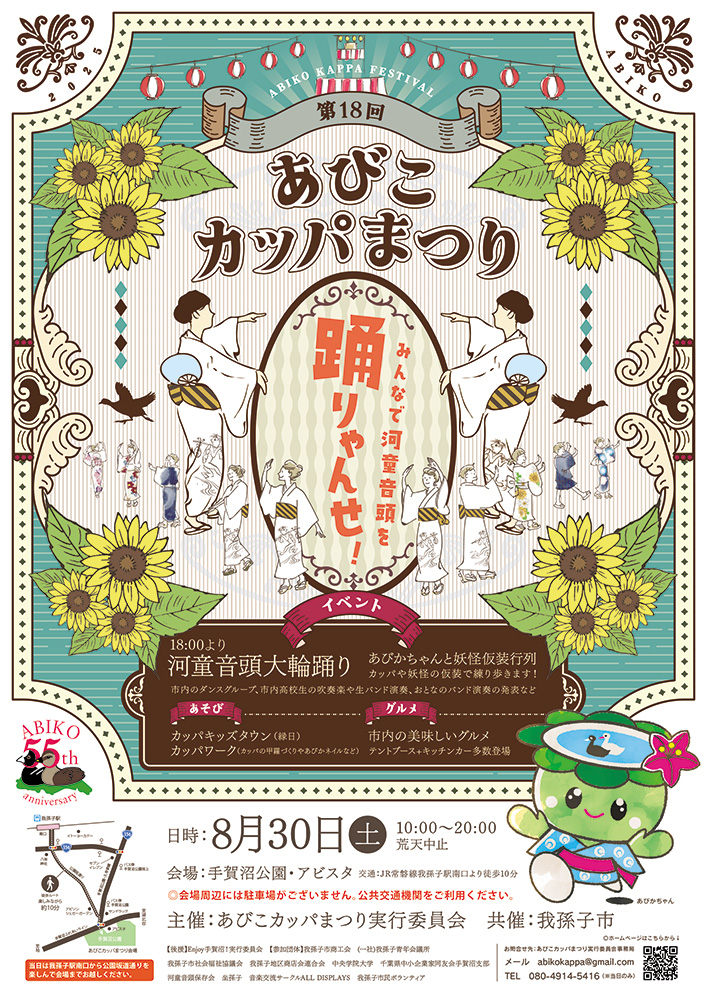 「あびこカッパまつり」に行く。