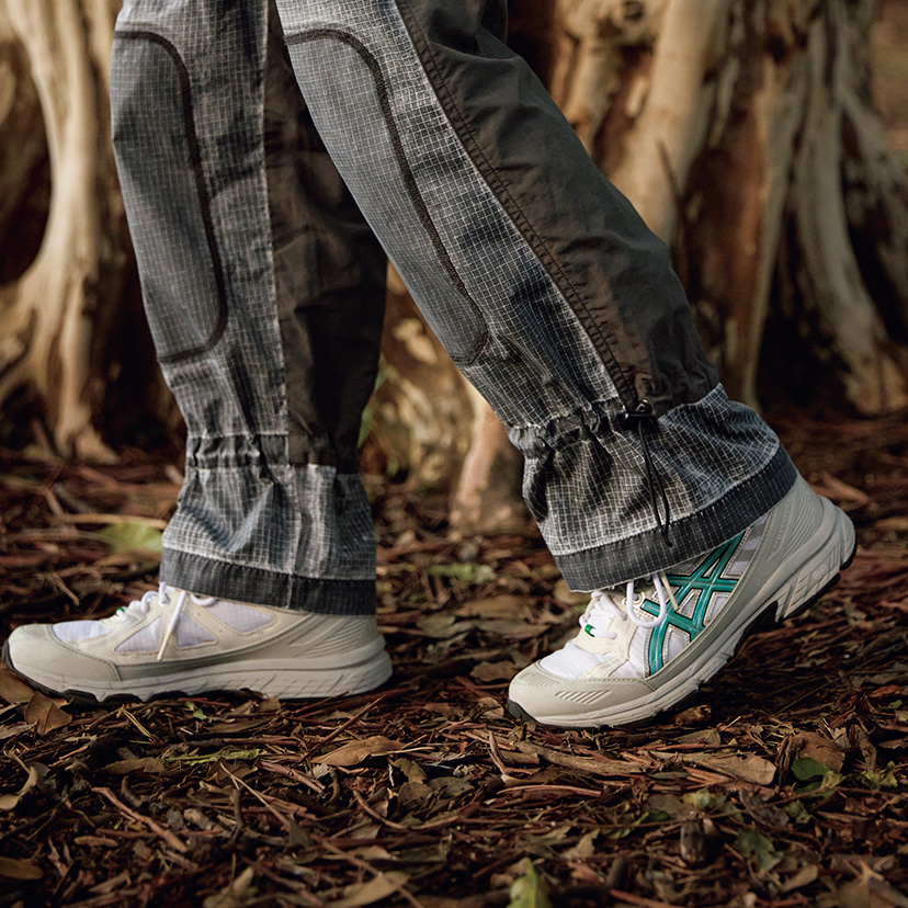 デザイン性も高く、山でも有効なライフスタイルシューズ。