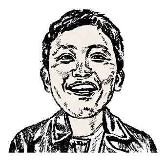 経年変化するほど加点されていく。通年スタメンのシャンブレーシャツ。