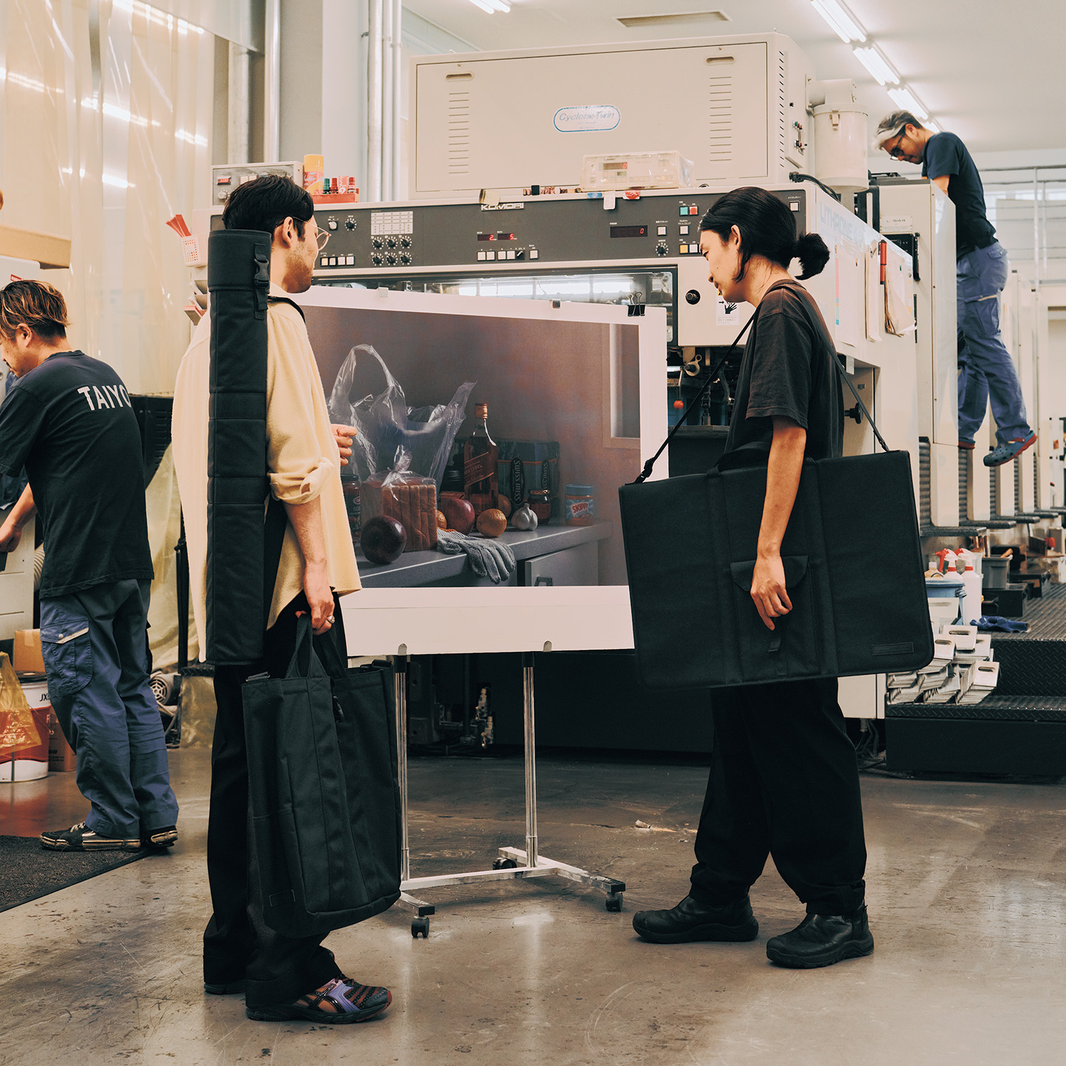 職人技が光る大洋印刷とプロのバッグ。