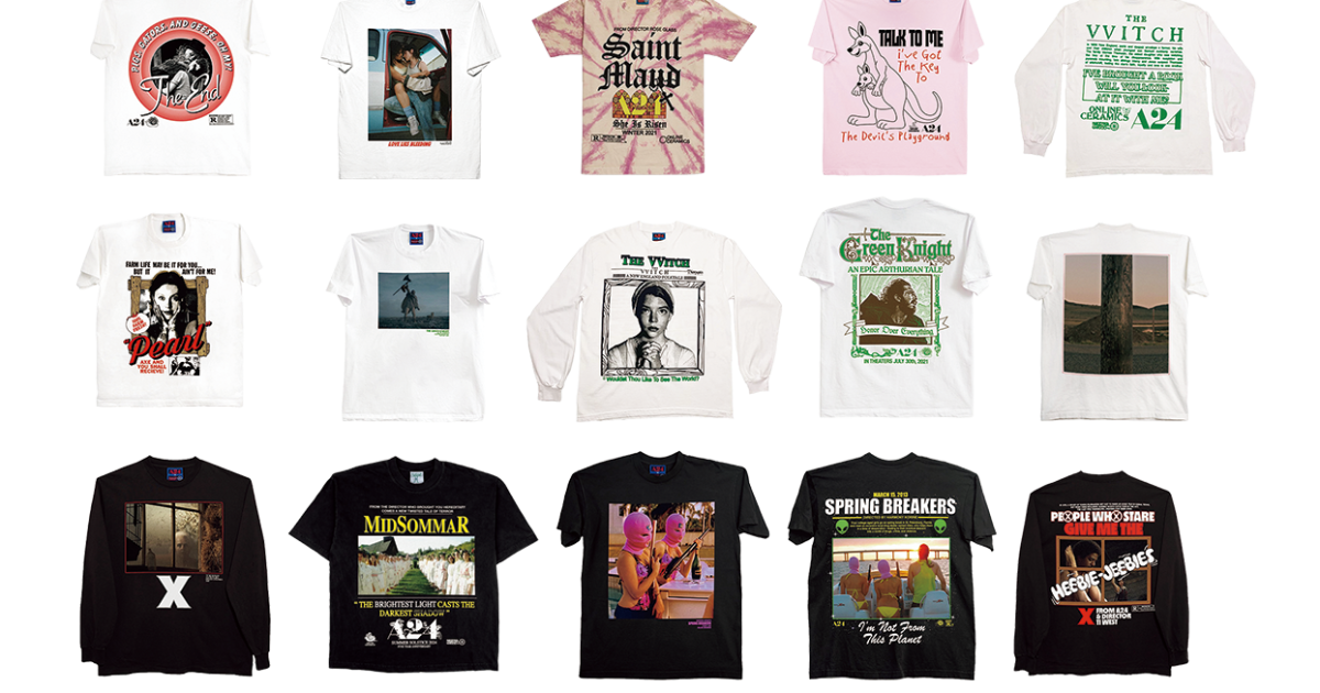 Tシャツで振り返るA24の映画／僕らが観てきた映画のABC | POPEYE Web