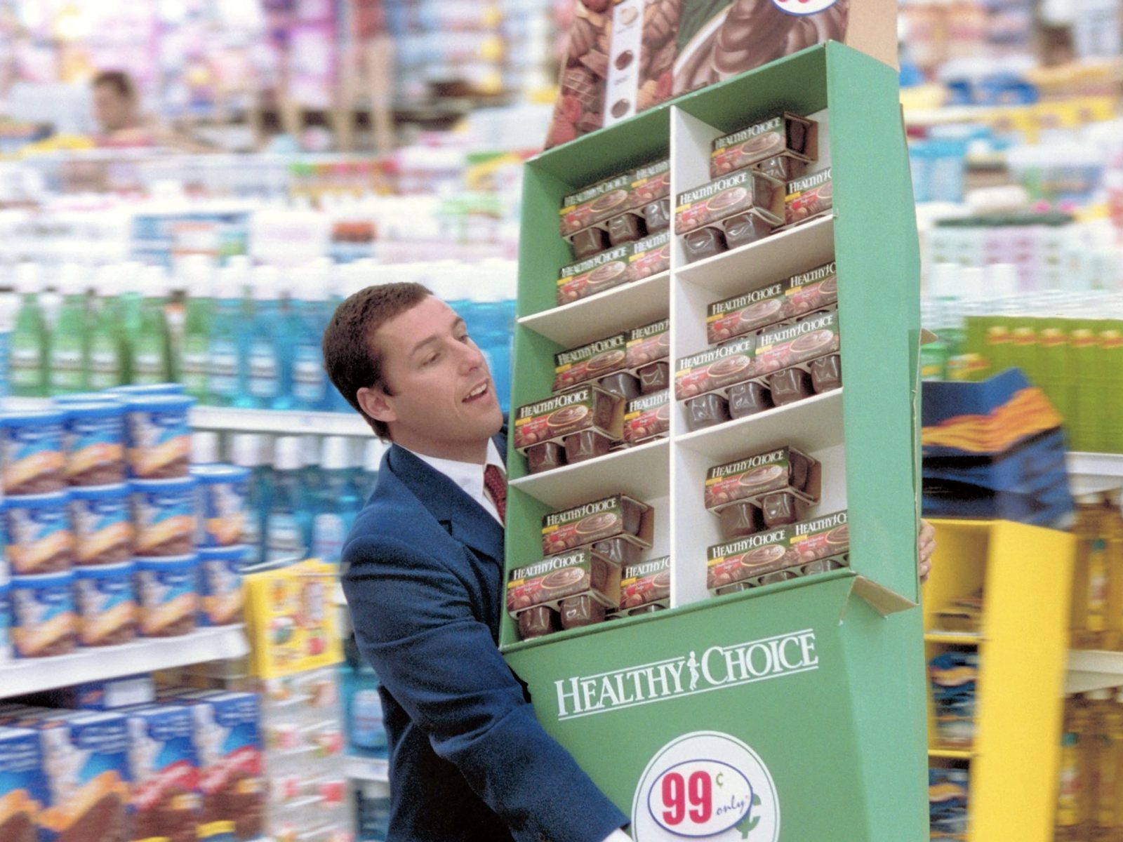 ADAM SANDLER in PUNCH-DRUNK LOVE, 2002, directed by PAUL THOMAS ANDERSON. Copyright NEW LINE CINEMA. Credit: NEW LINE CINEMA / Album