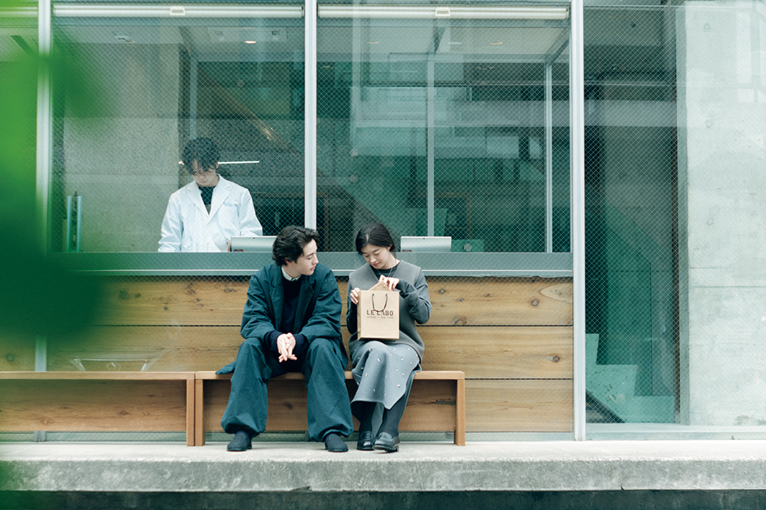 今日は〈ル ラボ〉で待ち合わせ。