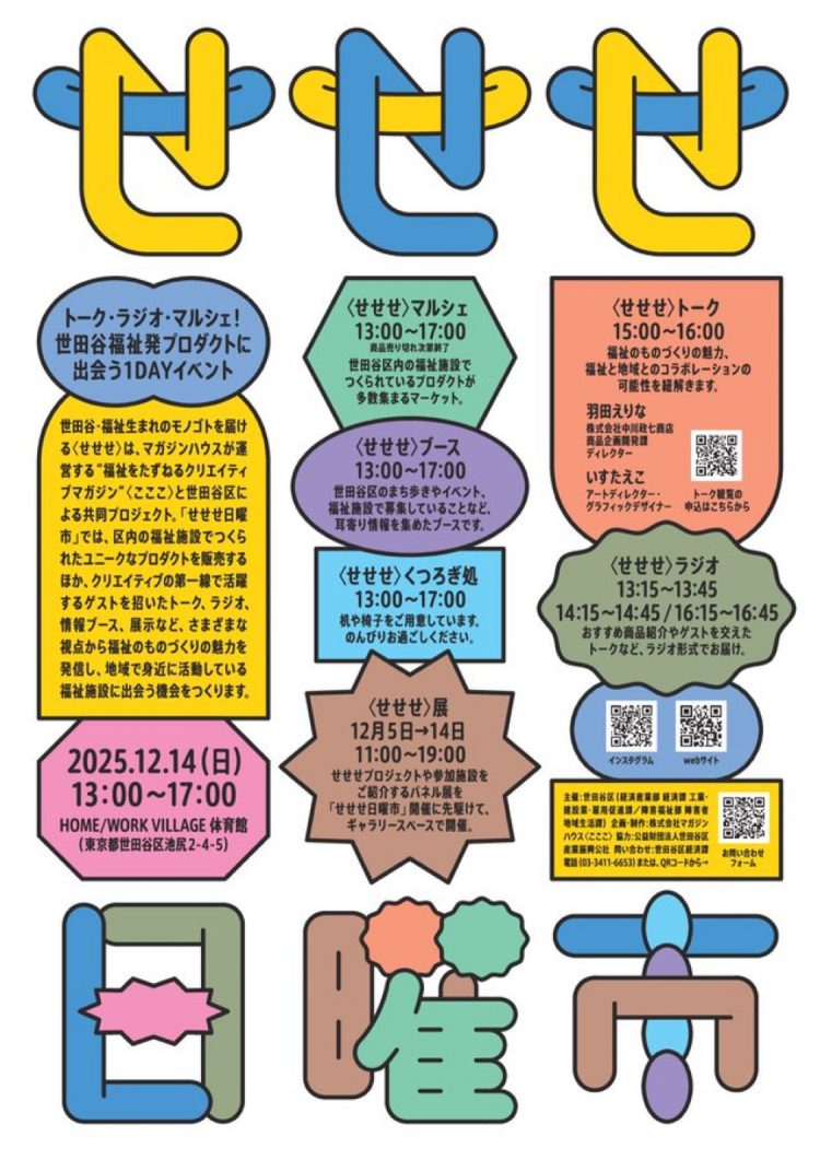 「せせせ日曜市」に行く。