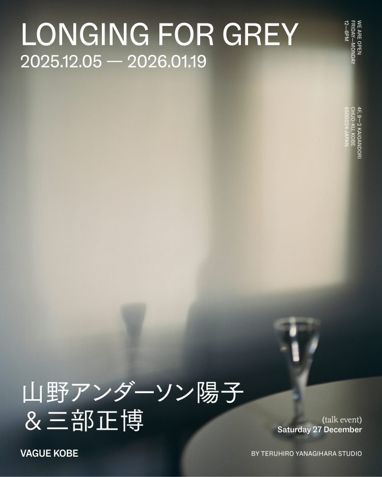 山野アンダーソン陽子＆三部正博 展覧会「Longing for Grey」に行く。