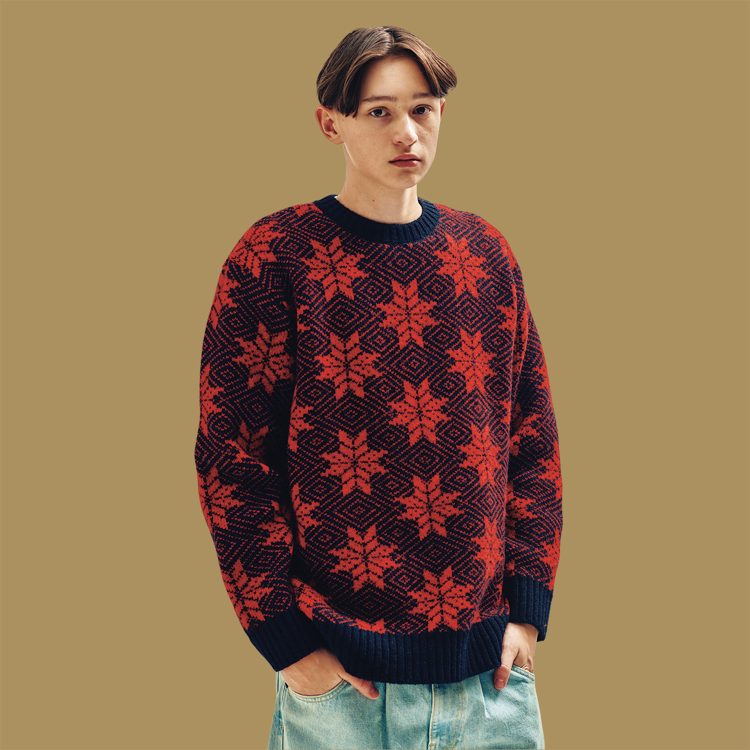 いつもとちょっと違う色と柄で。