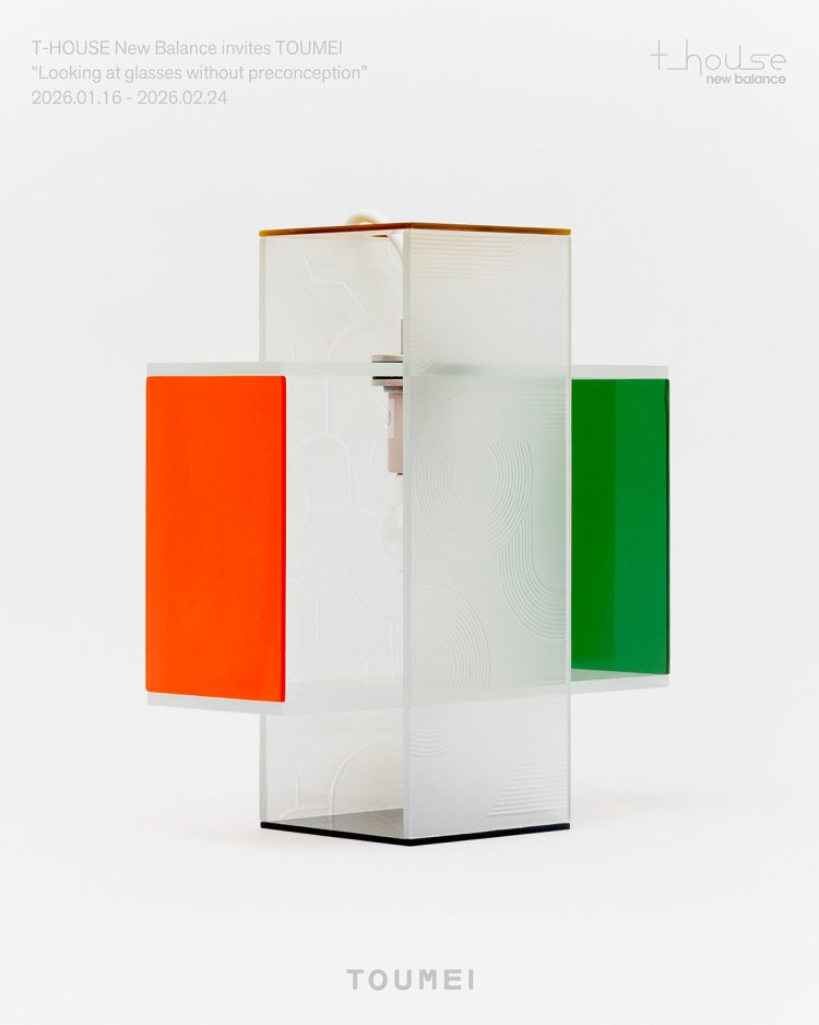 T-HOUSE New Balance invites TOUMEI “Looking at glasses without preconception”に行く。