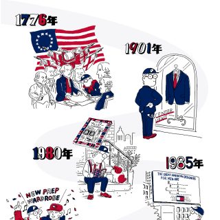 プレッピーの歴史を巡る時間旅行。