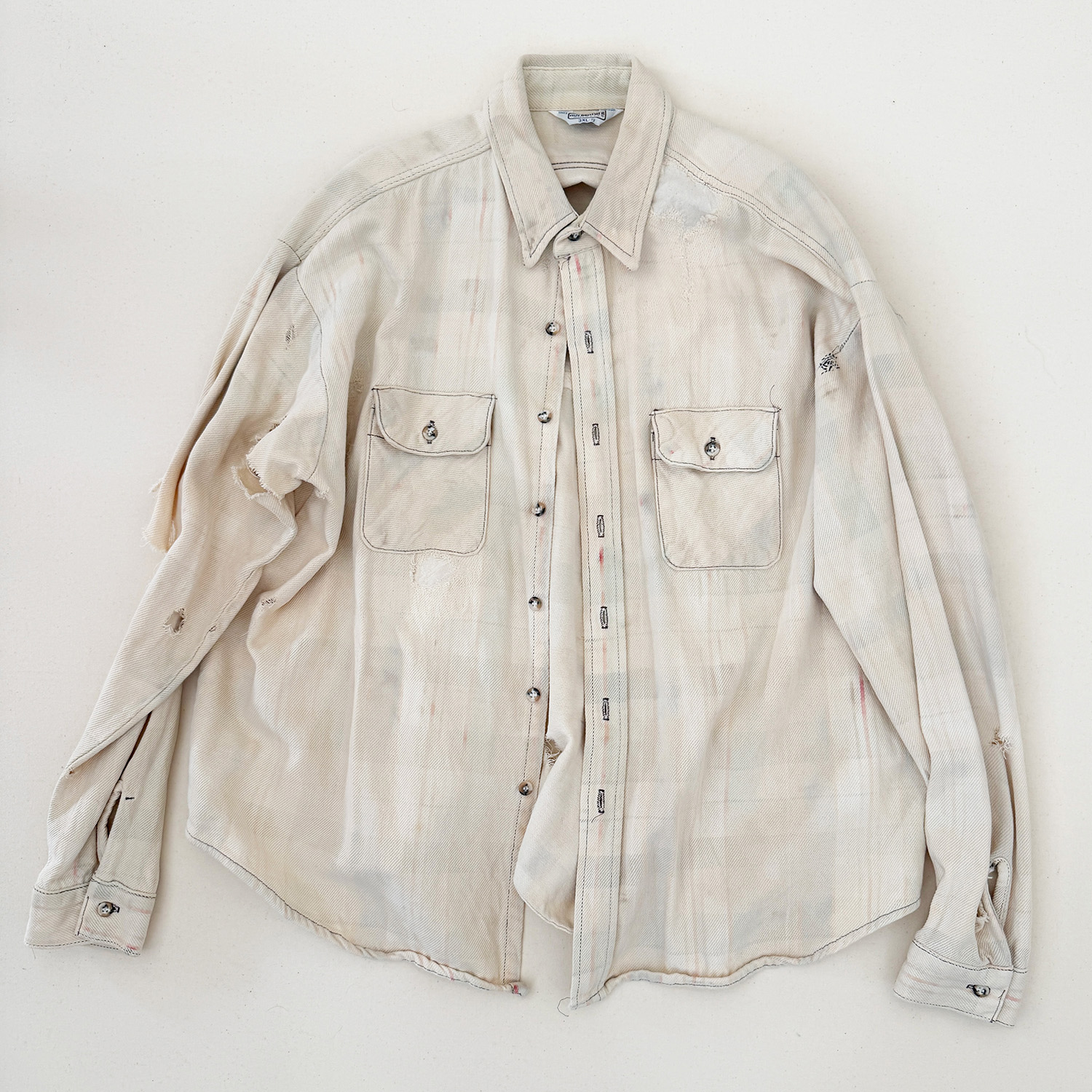 【#2】裂けるネルシャツ