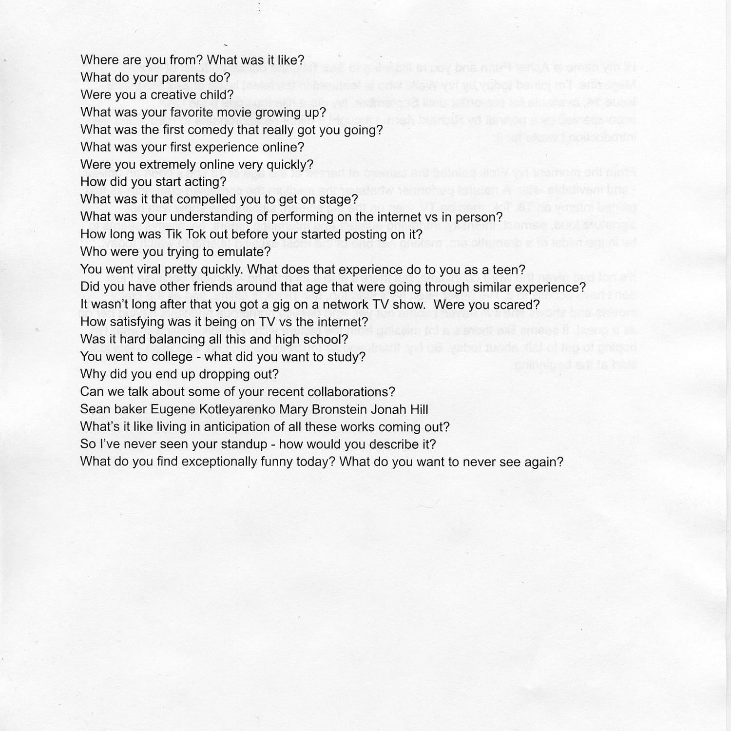 【#3】What is an Interview?