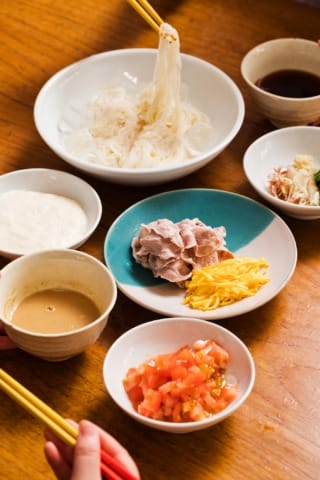 そうめんをより楽しむためのエトセトラ。
